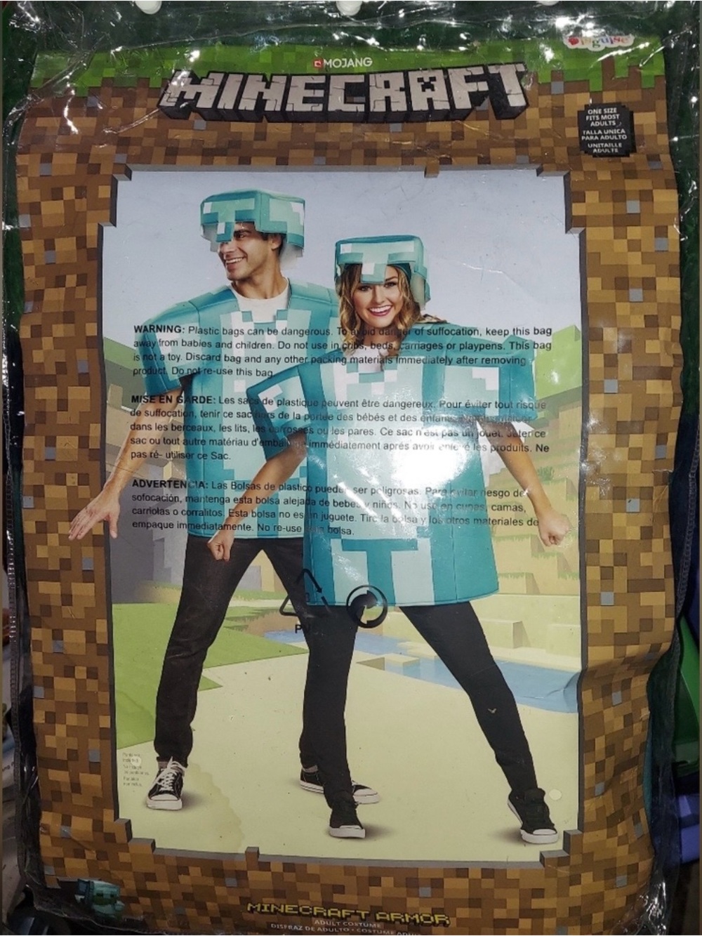 Diamond Armor Costume - Blue